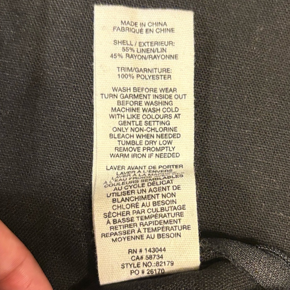 NWOT Avec Les Filles Black Palazzo Pants - Picture 6 of 7